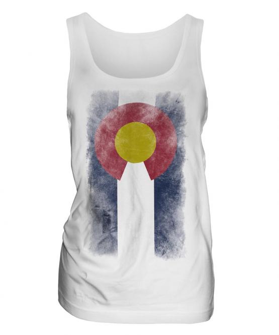 Colorado State Faded Flag Ladies Vest