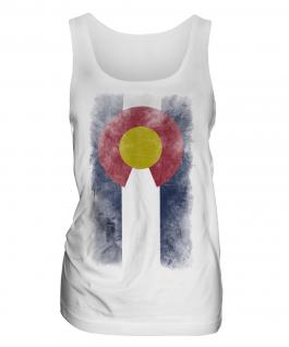 Colorado State Faded Flag Ladies Vest
