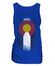 Colorado State Faded Flag Ladies Vest