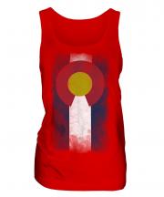 Colorado State Faded Flag Ladies Vest