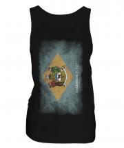 Delaware State Faded Flag Ladies Vest