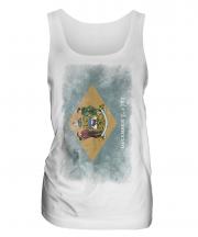 Delaware State Faded Flag Ladies Vest