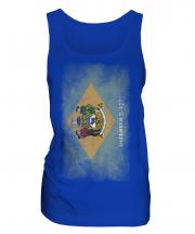 Delaware State Faded Flag Ladies Vest