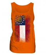 Georgia State Faded Flag Ladies Vest