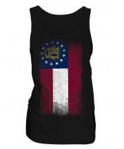 Georgia State Faded Flag Ladies Vest
