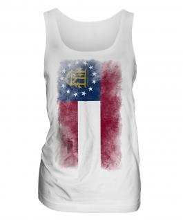 Georgia State Faded Flag Ladies Vest