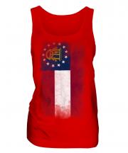 Georgia State Faded Flag Ladies Vest
