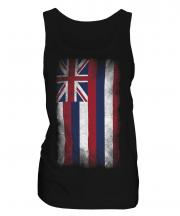 Hawaii State Faded Flag Ladies Vest