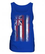 Hawaii State Faded Flag Ladies Vest