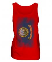 Idaho State Faded Flag Ladies Vest
