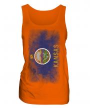 Kansas State Faded Flag Ladies Vest