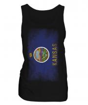 Kansas State Faded Flag Ladies Vest