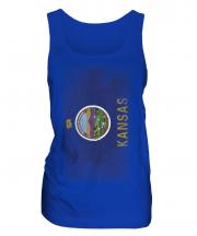 Kansas State Faded Flag Ladies Vest