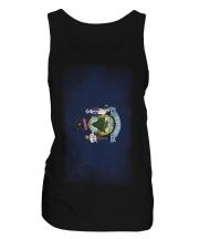 Maine State Faded Flag Ladies Vest
