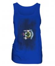 Maine State Faded Flag Ladies Vest