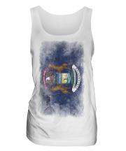 Michigan State Faded Flag Ladies Vest