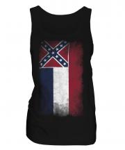 Mississippi State Faded Flag Ladies Vest
