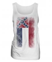 Mississippi State Faded Flag Ladies Vest