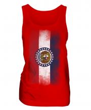 Missouri State Faded Flag Ladies Vest