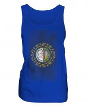 New Hampshire State Faded Flag Ladies Vest