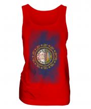 New Hampshire State Faded Flag Ladies Vest