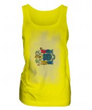 New Jersey State Faded Flag Ladies Vest