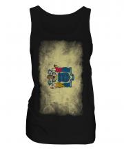 New Jersey State Faded Flag Ladies Vest