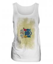New Jersey State Faded Flag Ladies Vest