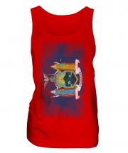 New York State Faded Flag Ladies Vest
