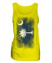 South Carolina State Faded Flag Ladies Vest