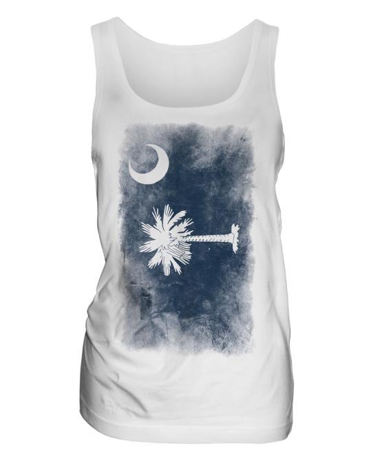 South Carolina State Faded Flag Ladies Vest
