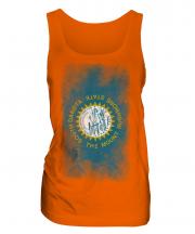 South Dakota State Faded Flag Ladies Vest