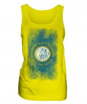 South Dakota State Faded Flag Ladies Vest