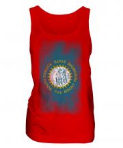 South Dakota State Faded Flag Ladies Vest