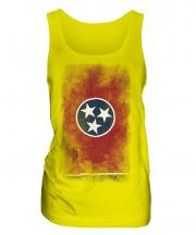 Tennessee State Faded Flag Ladies Vest