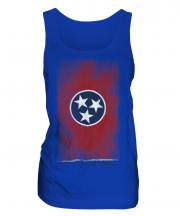 Tennessee State Faded Flag Ladies Vest
