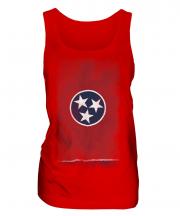 Tennessee State Faded Flag Ladies Vest