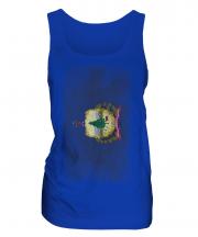 Vermont State Faded Flag Ladies Vest