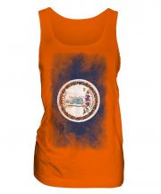 Virginia State Faded Flag Ladies Vest