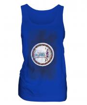 Virginia State Faded Flag Ladies Vest