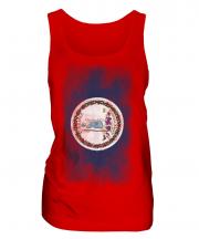 Virginia State Faded Flag Ladies Vest