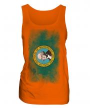 Washington State Faded Flag Ladies Vest