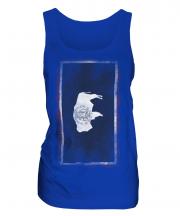 Wyoming State Faded Flag Ladies Vest
