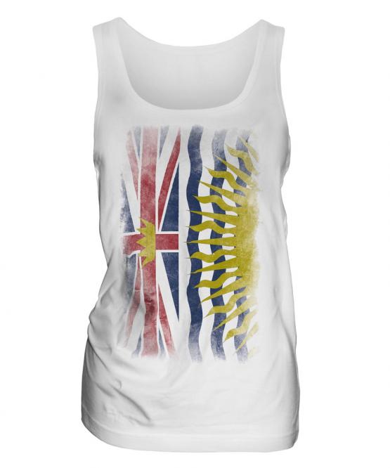 British Columbia Faded Flag Ladies Vest