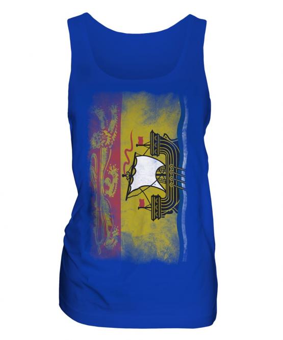 New Brunswick Faded Flag Ladies Vest