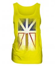 Newfoundland And Labrador Faded Flag Ladies Vest