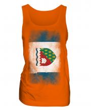 Northwest Territories Faded Flag Ladies Vest