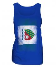 Northwest Territories Faded Flag Ladies Vest