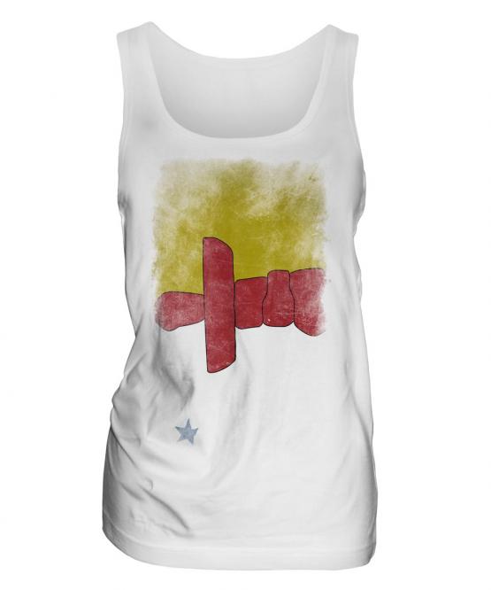 Nunavut Faded Flag Ladies Vest