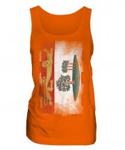 Prince Edward Island Faded Flag Ladies Vest